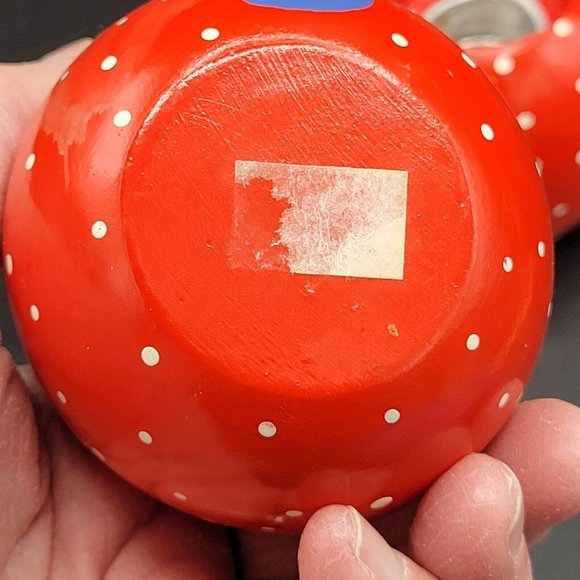 Wooden Christmas Tree Handpainted 2.5" X 2.5" Votive Candleholder Pair - Picture 8 of 10